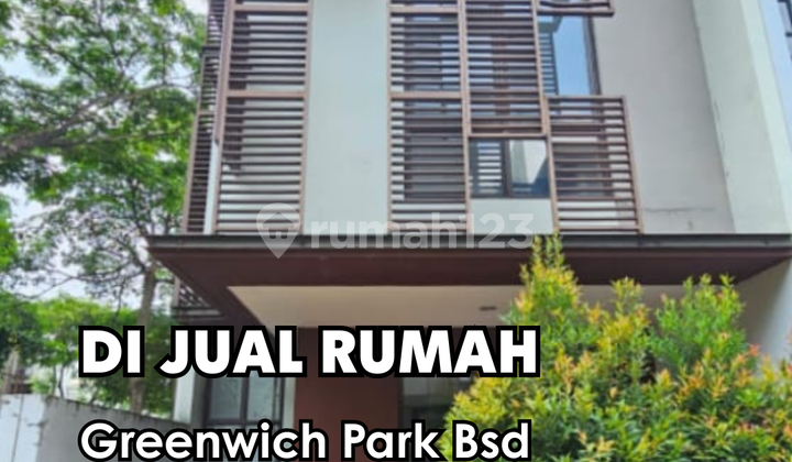 DIJUAL !!! Greenwich Park Bsd Cluster Whelford RUMAH HOEK