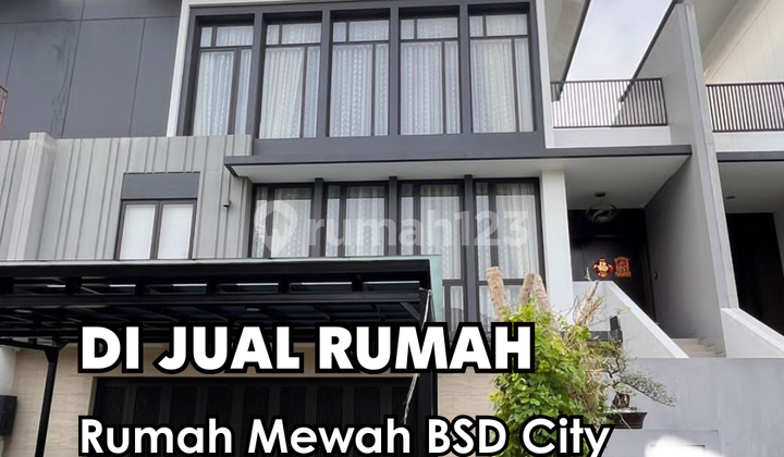 Dijual !!! Rumah Mewah Bsd City Cluster Lakewood - Navapark Full Furnished