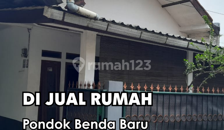Di Jual !!! Rumah Pondok Benda Baru Pamulang Kt. 3 Km. 2