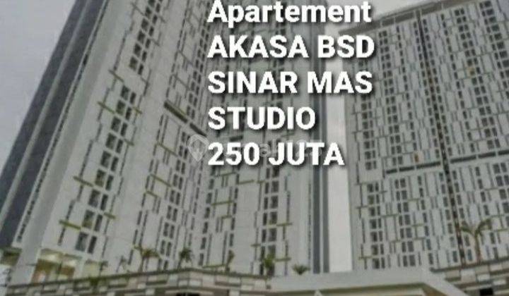 Apartment Studio 250 Juta Akasa Bsd City 1