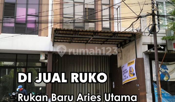 Dijual Ruko‼️ Rukan Baru Minimalis Modern Aries Utama, Puri, Jakarta Barat 4X14 3,5 Lantai