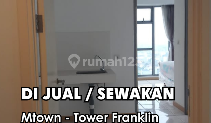 Dijual / Sewakan !!! Aprt. Mtown - Tower Franklin 1 BR Semi Furnish