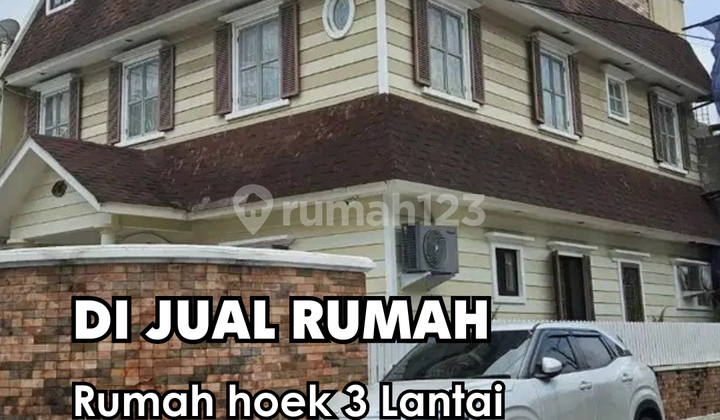 Dijual !!! Rumah Hoek 3 Lantai Perumahan Taman Palem Kondisi Baik Siap Huni Nego Sampai Deal