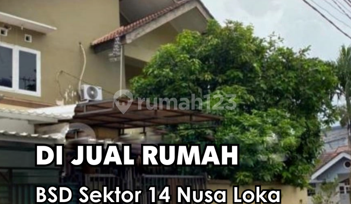 Di Jual !!! Rumah Sektor 14 Nusa Loka Bsd Kt 3 Km 3