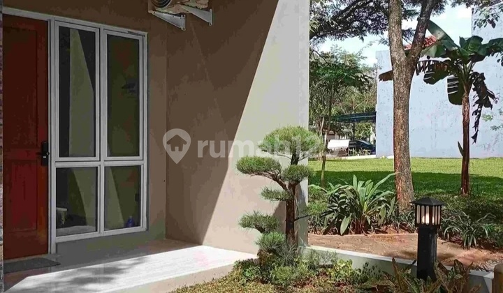 Rumah Hoek 2.4 M Nego Greenwich Bsd City Bangunan Baru di Atas Kavling Parkiran Luas Hadap Taman 2