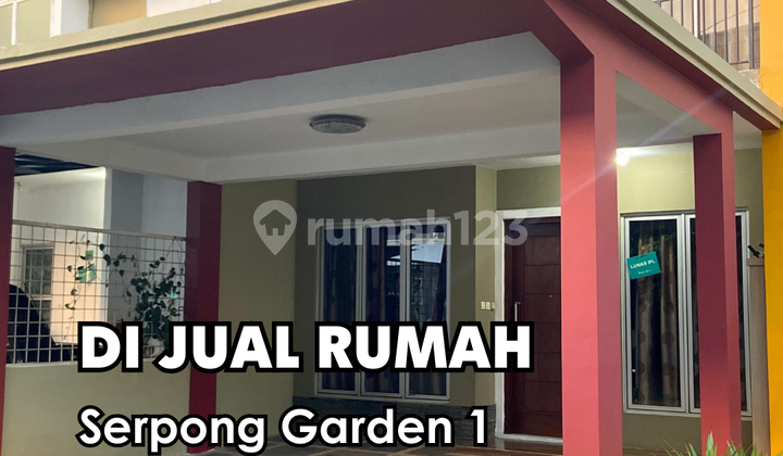 Dijual Turun Harga !!! Rumah Serpong Garden 1 Green Studentia 3 Lantai & Full Furnish