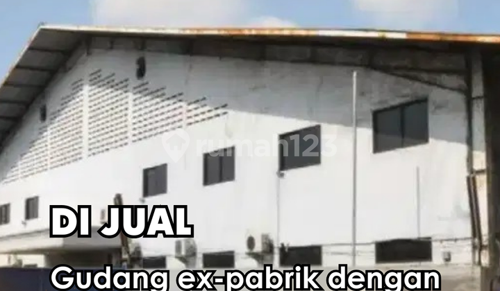 For Sale: Large Ex-Factory Warehouse 3,980 M² in Batuceper, Tangerang, Negotiable