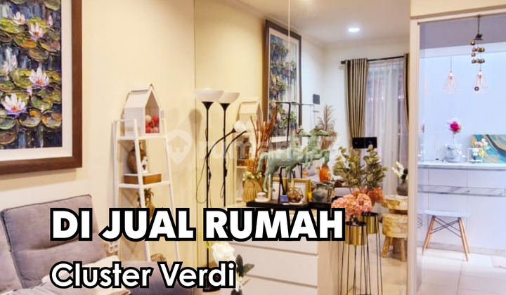 Dijual !!! Rumah 2 Lantai Cluster Verdi Fully Furnished Gading Serpong 