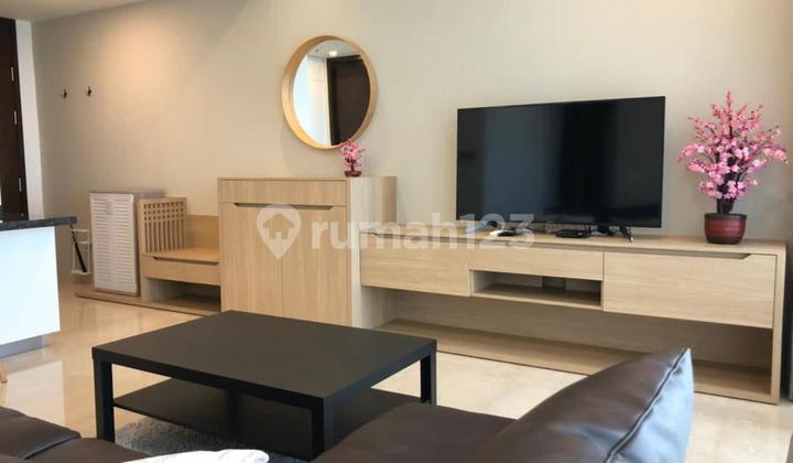 Furnished 2 bedrooms anandamaya apartment sudirman for rent 2