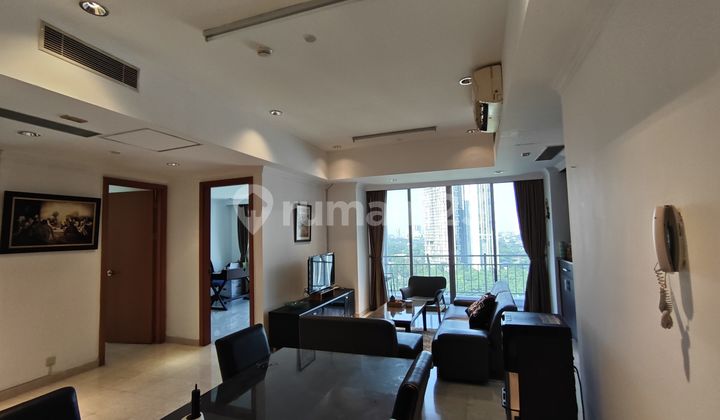 Semi-furnished 3-bedroom Sudirman Mansion apartment in SCBD for sale