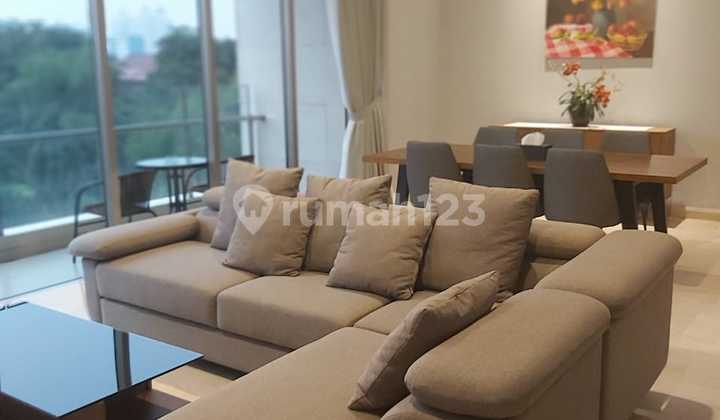 Furnished 2 bedrooms pakubuwono spring apartment for rent 2