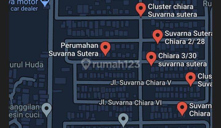 DIJUAL TANAH KAVLING SUVARNA SUTERA CLUSTER ALAM 2