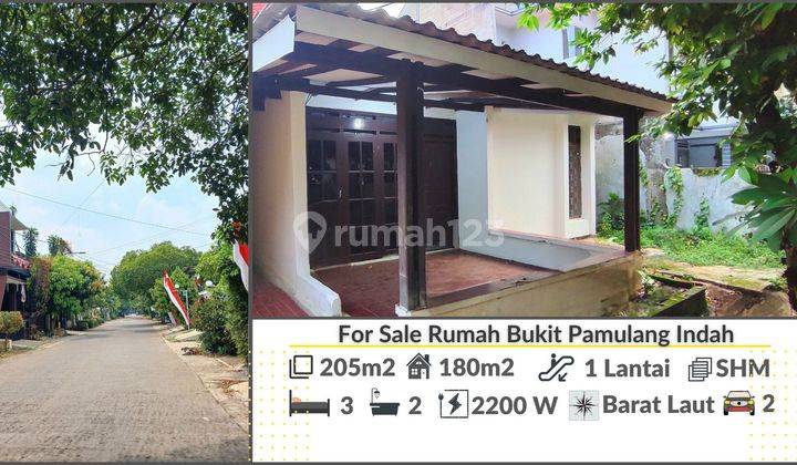 Rumah Lama Hitung Tanah Luas 205m Harga 1.2m Nego di Pamulang, Tangerang Selatan 1