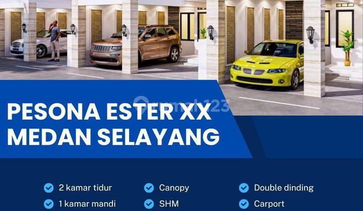 Rumah Mede Clasik Moderen Mulai Harga 400 Jutaan Di Jl. Bunga Ester 20a, Padang Bulan 2