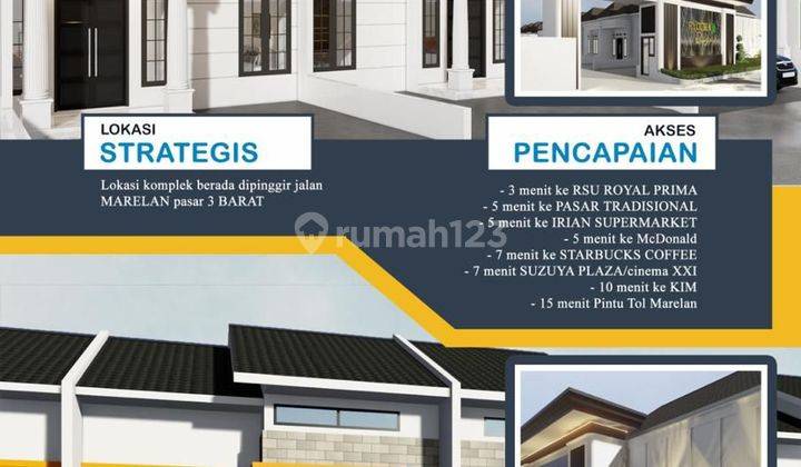 Si Jual Rumah Ryouma Residence Marelan Berbagai Type Di Jl. Pasar 3 Barat Marelan 1