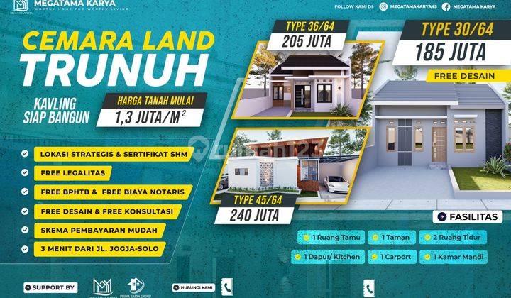 Tanah Kavling Siap Bangun 1,3 Jt M2 Trunuh Klaten Selatan 5