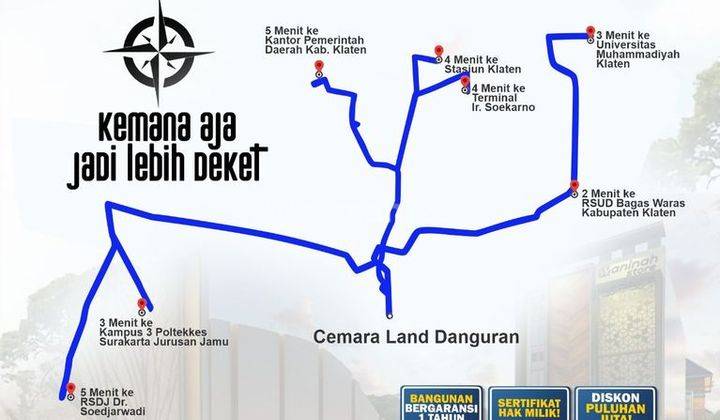 Perumahan Cemara Land Danguran Murah Dekat Rsud Bagaa Waras 2