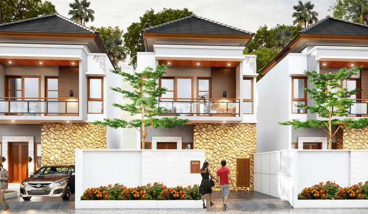 Rumah Minimalis Nusa Dua Dengan One Gate System 1