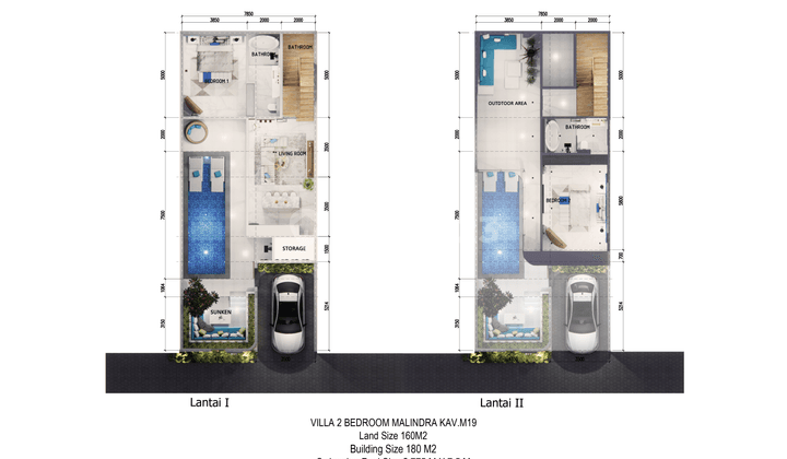 Mediterranean Cluster 2Bed Villa Near Kerobokan Seminyak 2