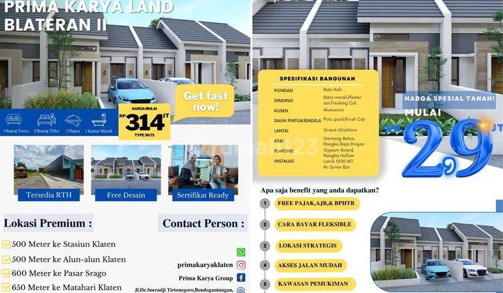 Rumah Murah Kualitas Terjamin di Mojayan Klaten Utara 1