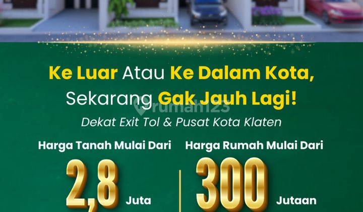 Rumah Murah Pusat Kota Klaten Harga Ekonomis 1