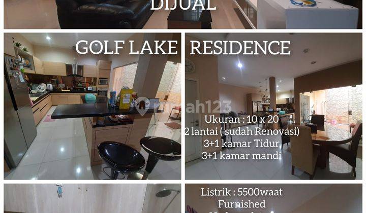 Dijual Rumah Golf Lake Residence Victoria Hills, Cengkareng, Jakarta Barat 1