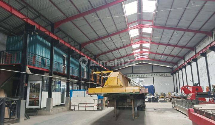 Gudang 1234 m² ex Pabrik Baja Ringan di Pedurenan, Bekasi Timur  1