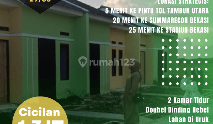 Rumah Subsidi Dekat Stasiun Bekasi  1