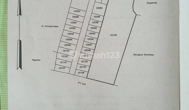 Dijual Tanah Borongan di Jalan Raya Provinsi Blora randublatung Cepu 3