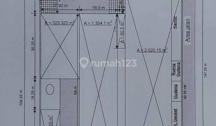 Ex Pabrik Siap Pakai Raya Trosobo 9700 m, Harga Terbaik 2