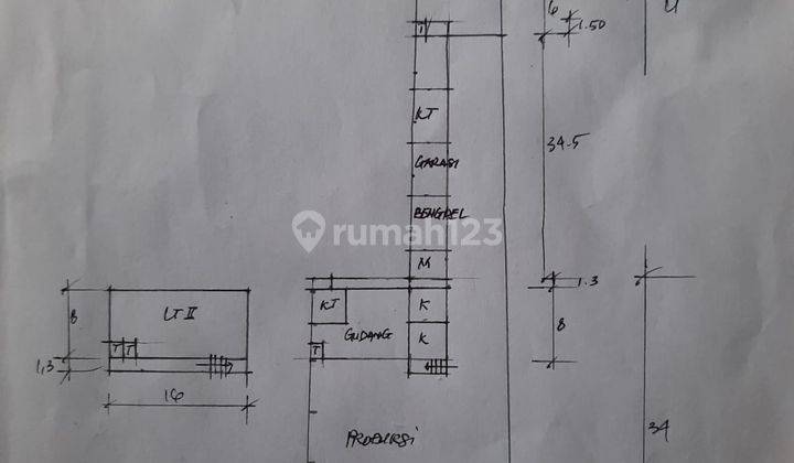 Dijual Gudang Dan Kantor di Jl Industri, Sidoarjo 1.380 M 2