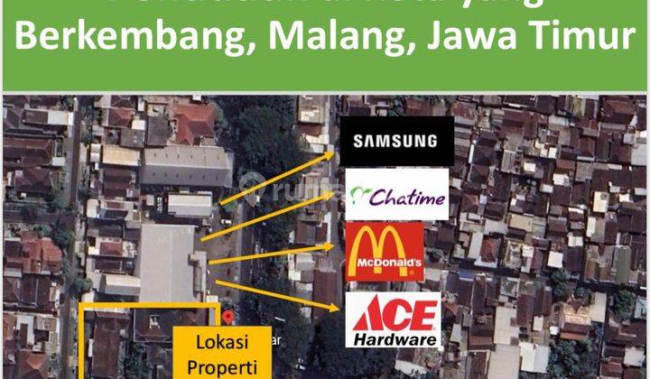 Dijual Ruang Usaha Strategis di Jl. Sunandar Priyo Sudarmo,malang 2