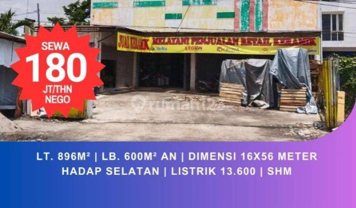 Gudang 0 jalan raya Kepatihan Benowo lias 896m2  1