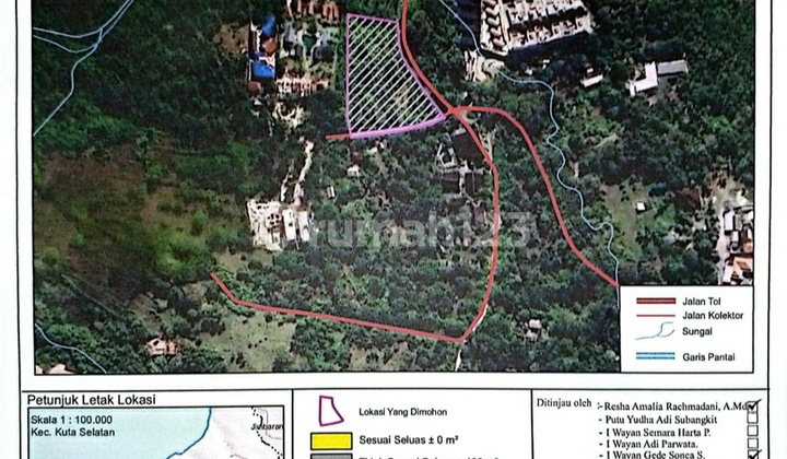 Padang Padang Beach Pecatu Sea View 34.95 acres
