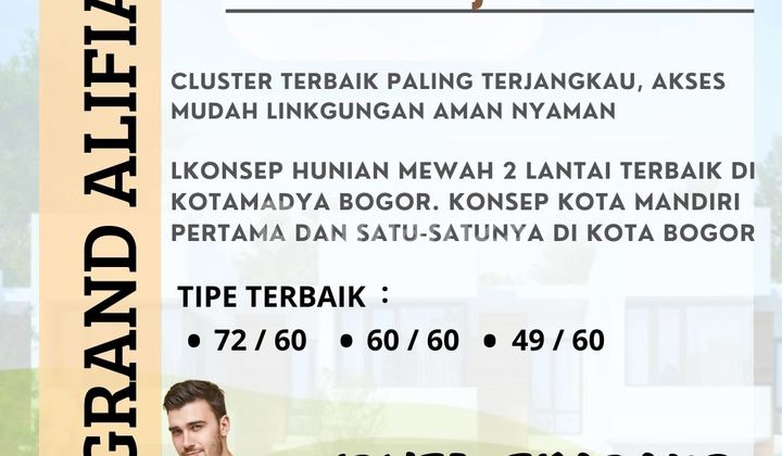 Rumah Bogor 2 Lantai Strategis Bebas Banjir Dekat Stasiun Toll 7