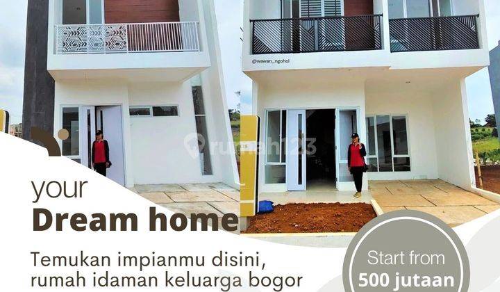 Rumah Cantik Mewah Keluarga Dekat Tanah Sareal Kota Bogor 1