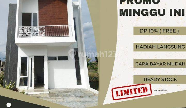 Rumah Dijual Scandinavian 2 Lantai Tanah Sareal, Kota Bogor 1