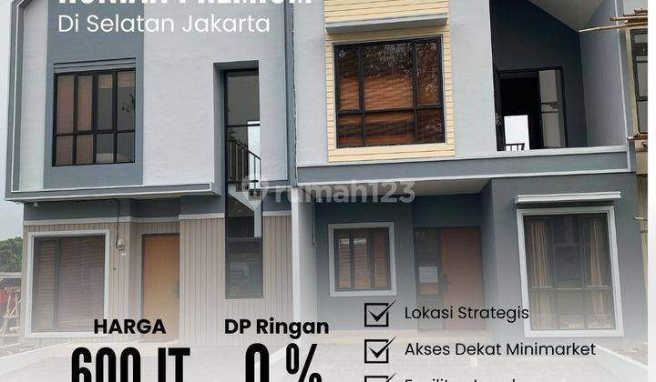 Rumah 2 Lantai Baru SHM di Jln Raya Bogor Kemang Jawa Barat, Bogor 1