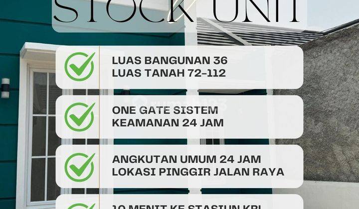 Rumah Murah Siap Huni Dekat Stasiun KRL Bojonggede, Bogor 2