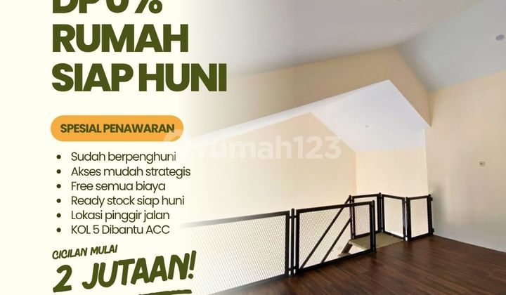 Griya Rika 5 Rumah Pinggir Jalan Siap Huni murah SHM Stasiun KRL, Bojonggede Bogor 2