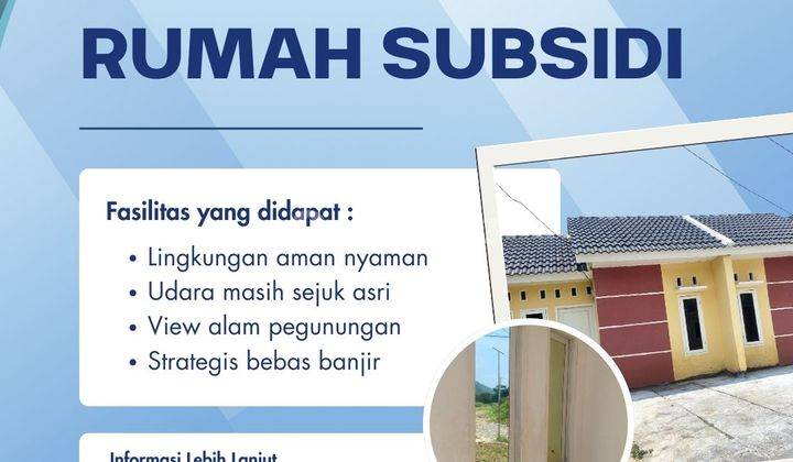 Rumah Murah Subsidi Murah Tanah Luas Dramaga Ciampea Bogor 2