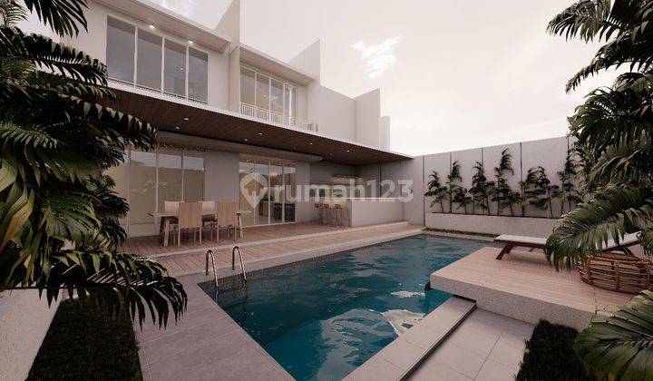 Rumah 2 Lantai Bagus Furnished SHM di Jual Rumah Modern Minimalis Plus Kolam Renang - Kbp Tatar Tejakencana, Bandung 1