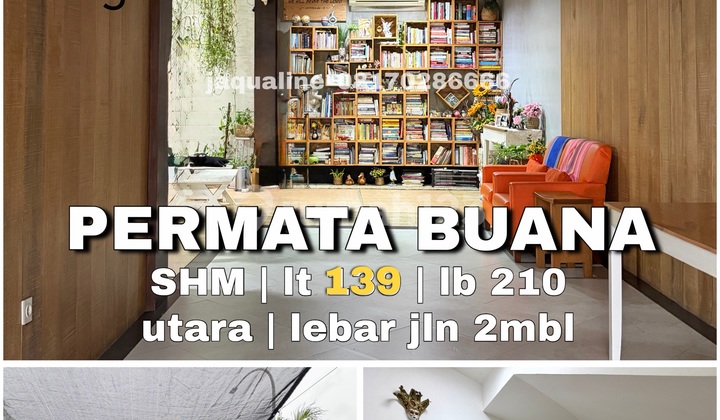 Rumah Bagus Nuansa Kayu Permata Buana Jakarta Barat