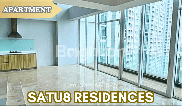 Apartemen Satu8 Residences Mezzanine Tipe Loft 3 Kamar tidur Bedroom Meruya Selatan Area Puri Kembangan 1