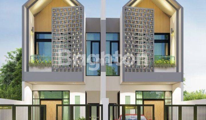 RUMAH TINGGAL MODERN MINIMALIS 2 LANTAI BARU 15 MENIT MENUJU LIPPO MALL PURI, MERUYA SELATAN, KEMBANGAN, JAKARTA BARAT CARPORT 2 MOBIL. FREE AC, SMART DOOR LOCK, KITCHEN SET, DLL 1