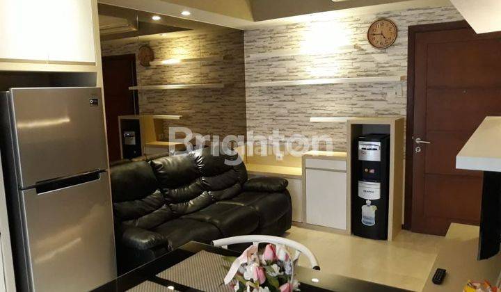 APARTEMEN 2 BEDROOM FURNISHED ROYAL MEDITERANIA GARDEN LANTAI TINGGI VIEW POOL, LOKASI STRATEGIS SEBELAH CENTRAL PARK DAN DEKAT HALTE TRANSJAKARTA 1