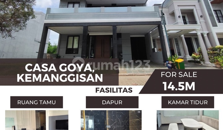 Rumah Mewah Bangunan Baru Casa Goya Kemanggisan Jakarta Barat