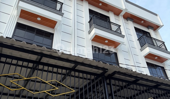 New 4X15 3-Storey House with Rooftop in Duri Kepa, West Jakarta