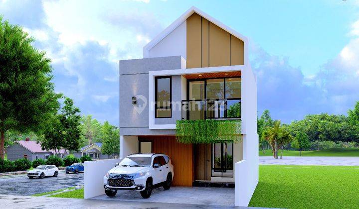 Rumah Baru 2lt 6x15 Row 2 Mobil Greenville Dekat Tanjung Duren, Jakarta Barat 1