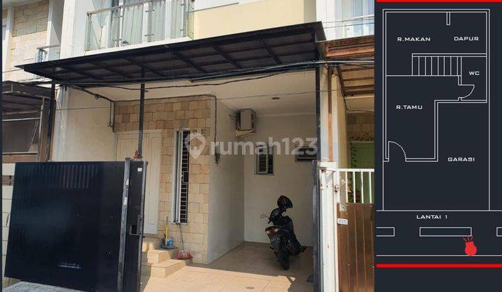 Dibawah 2 M! Rumah Full Furnish 3lt Row 2mobil Duri Kepa Dekat Tanjung Duren, Jakarta Barat 1